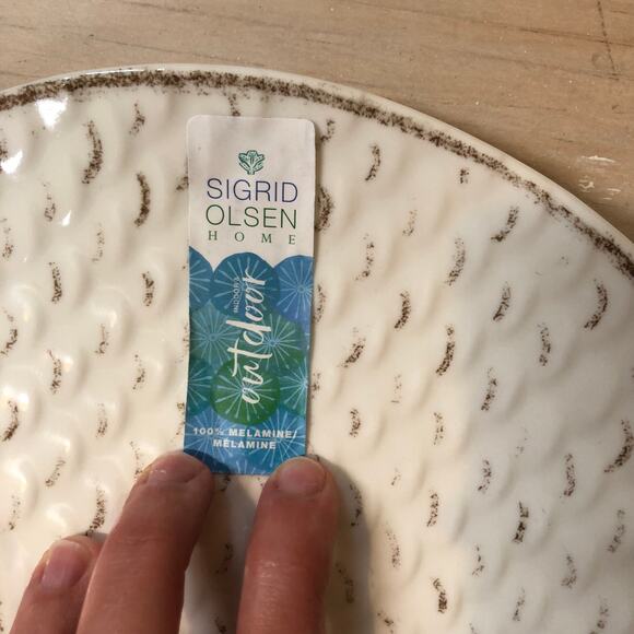 Sigrid Olsen NWT Melamine Fish Platter 14x11 - Picture 2 of 4